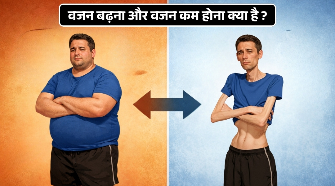 vajan badhna or vajan kam ho jana kya hota hai
